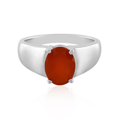Bague en argent et Cornaline