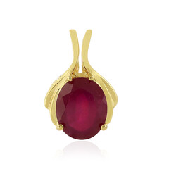 Pendentif en argent et Rubis de Madagascar