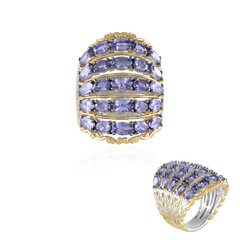 Bague en argent et Tanzanite (Gems en Vogue)