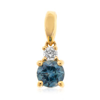 Pendentif en or et Saphir du Montana