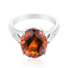 Bague en argent et Citrine Madère