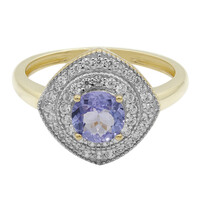 Bague en or et Tanzanite