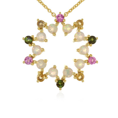 Collier en argent et Opale Welo