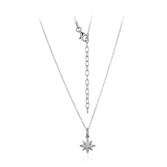 Collier en argent et Topaze blanche