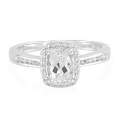 Bague en argent et Goshénite