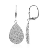 Boucles d'oreilles en argent et Zircon