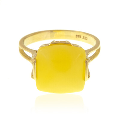 Bague en or et Ambre baltique (dagen)