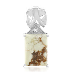 Pendentif en argent et Magnésite