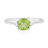 Bague en argent et Péridot