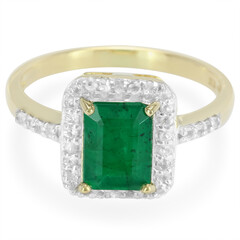 Bague en or et Emeraude de Bahia
