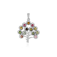 Pendentif en argent et Tourmaline