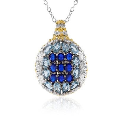 Collier en argent et Aigue-marine (Gems en Vogue)