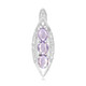 Pendentif en argent et Saphir du Mozambique