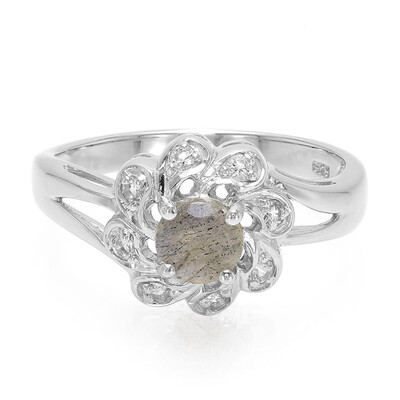 Bague en argent et Spectrolite