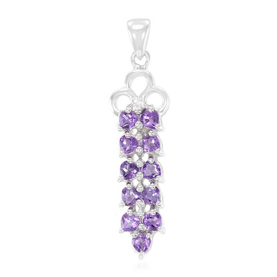 Pendentif en argent et Améthyste de Nigéria
