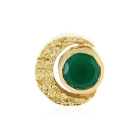 Pendentif en argent et Onyx vert