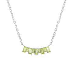 Collier en argent et Péridot