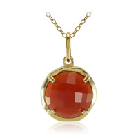 Collier en argent et Onyx rouge