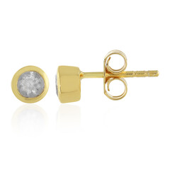 Boucles d'oreilles en argent et Quartz blanc