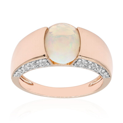 Bague en or et Opale Welo