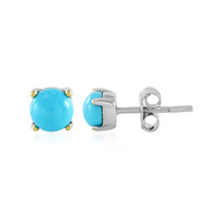 Boucles d'oreilles en argent et Turquoise Sleeping Beauty (Faszination Türkis)