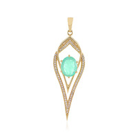 Pendentif en or et Emeraude de Russie (de Melo)