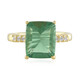 Bague en argent et Fluorite verte