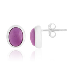 Boucles d'oreilles en argent et Phosphosidérite