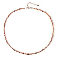 Collier en argent et Hématite rose