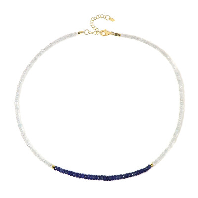 Collier en argent et Saphir blanc