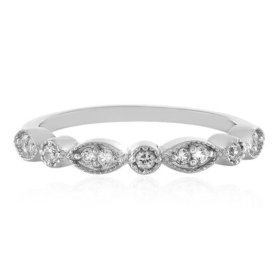 Bague en argent et Zircon