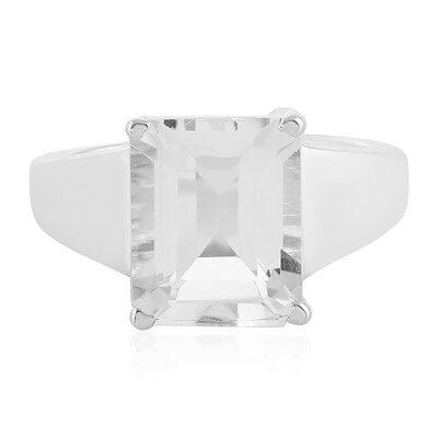 Bague en argent et Quartz blanc