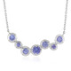 Collier en argent et Tanzanite