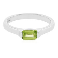 Bague en argent et Péridot