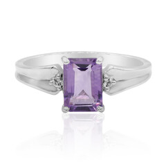 Bague en argent et Améthyste