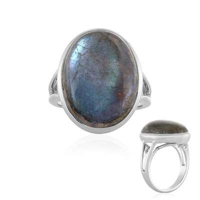 Bague en argent et Labradorite