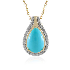 Collier en argent et Turquoise Sleeping Beauty (Faszination Türkis)