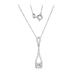 Collier en argent et Topaze blanche