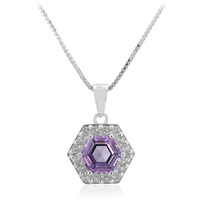 Collier en argent et Améthyste