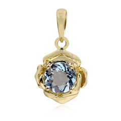 Pendentif en or et Aigue-Marine Santa Maria