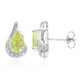 Boucles d'oreilles en argent et Tourmaline cuprifère