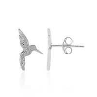 Boucles d'oreilles en argent et Diamant I3 (I)