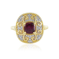 Bague en argent et Grenat Rhodolite