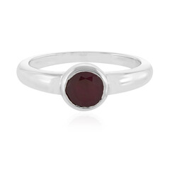 Bague en argent et Rubis