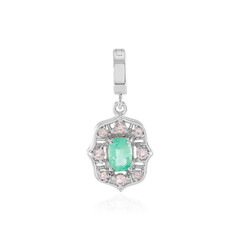 Pendentif en argent et Emeraude de Russie