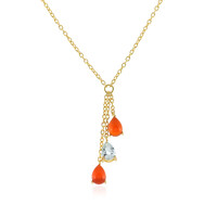 Collier en argent et Cornaline