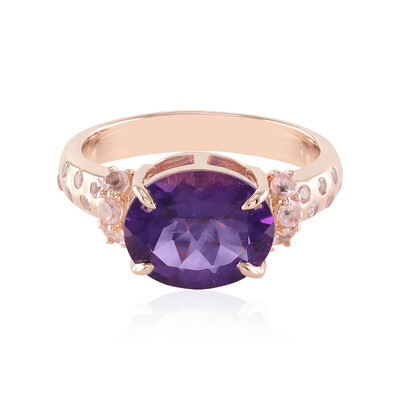 Bague en argent et Améthyste de Sibérie (Adela Silber)