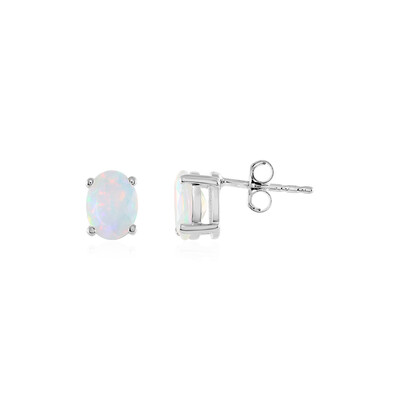 Boucles d'oreilles en argent et Opale Welo
