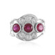 Bague en argent et Rubis de Madagascar (de Melo)