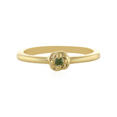 Bague en argent et Diamant vert I3